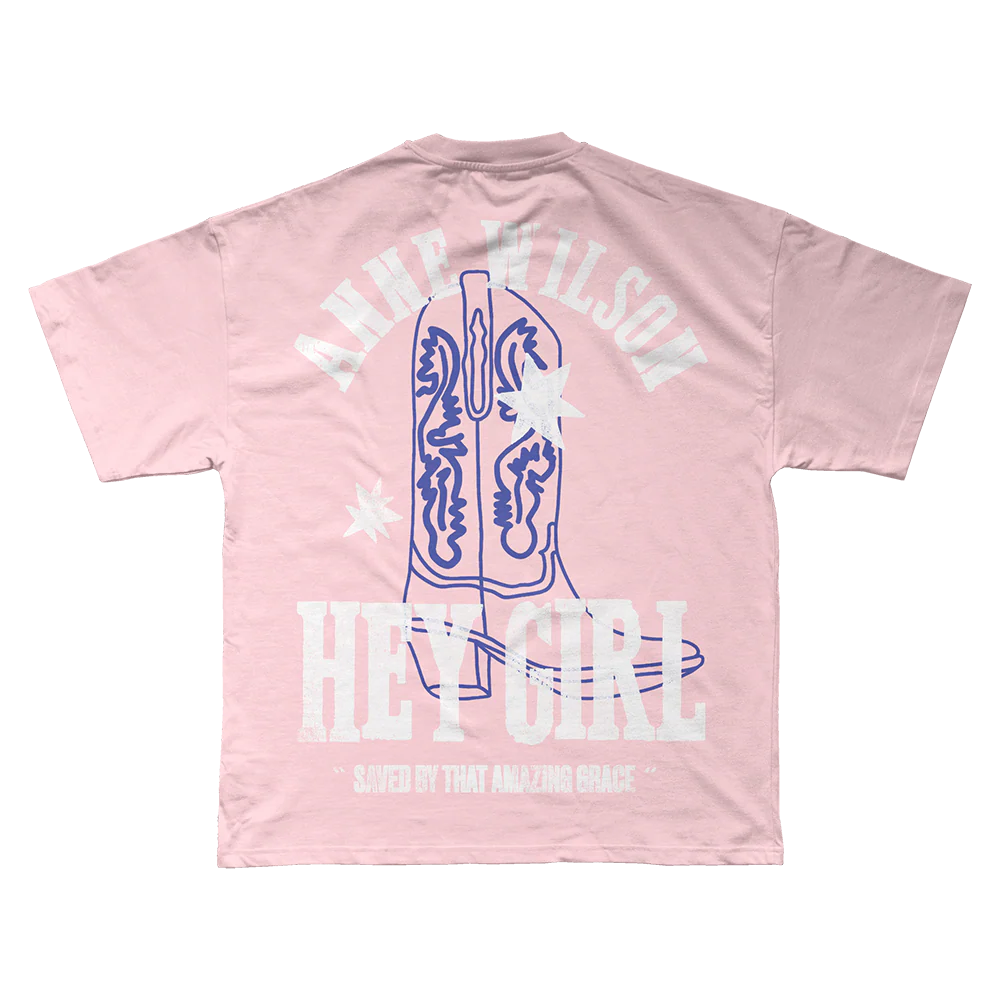 Hey Girl Pink Boot T-Shirt - Image 3